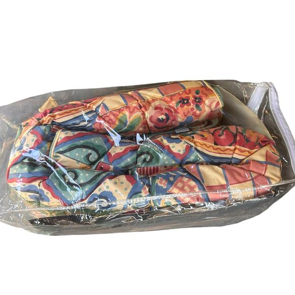 Collier Campbell Vintage 1991 Comforter Set Twin Size NIP Mediterranean Floral - Picture 4 of 13